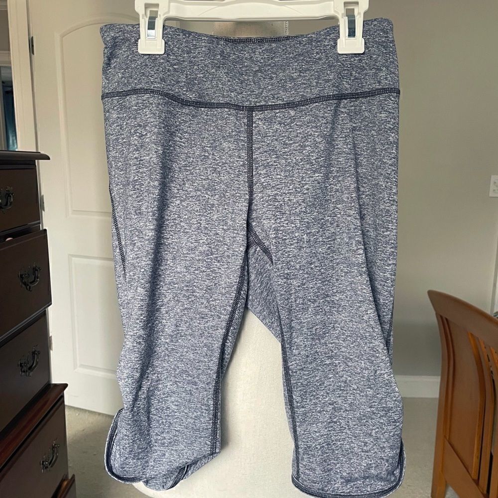 Zella Purple Space-dye Capris  - Picture 2 of 4